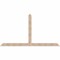 Ekena Millwork Portland Smooth Timber Gable Bracket, Douglas Fir, 108"W x 58"H x 1 1/2"D x 5 1/2"F, 13/12 Pitch GBW108X58X0206POR00SDF - alternate 1